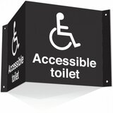 Accessible Toilet Projecting Signs